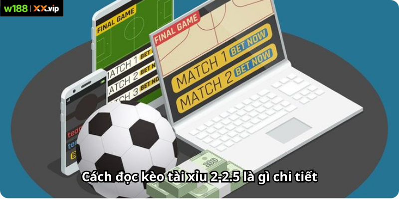 Cách đọc kèo tài xỉu 2-2.5 là gì chi tiết